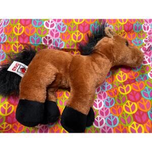 Brown Arabian Horse HM101 No Code Webkinz Plush by Ganz